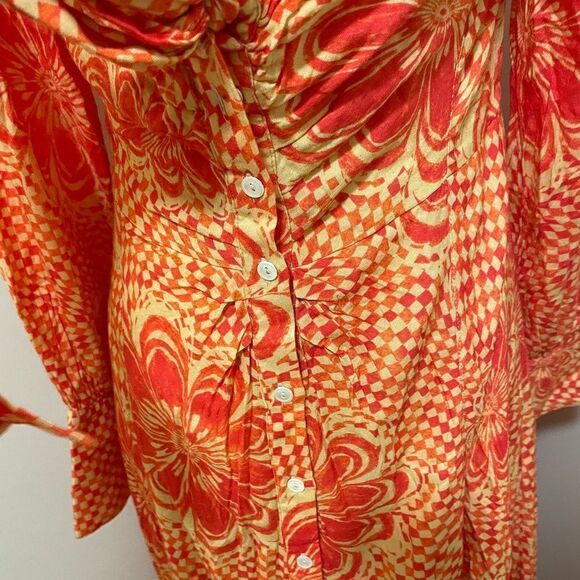 New Free People Napa in sunshine dress size XS,S - Picture 6 of 12